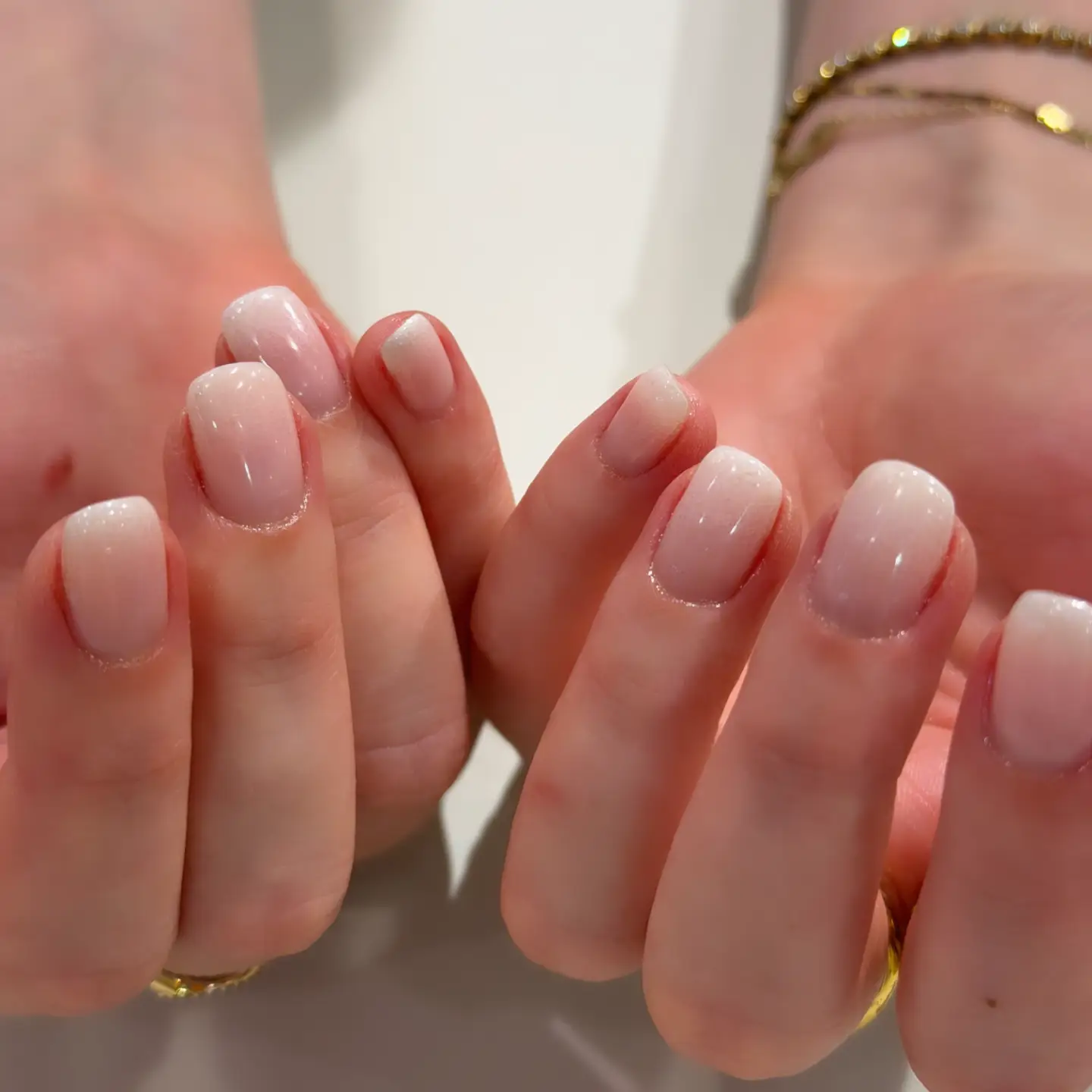 Nude gradient manicure by Bella Beauty